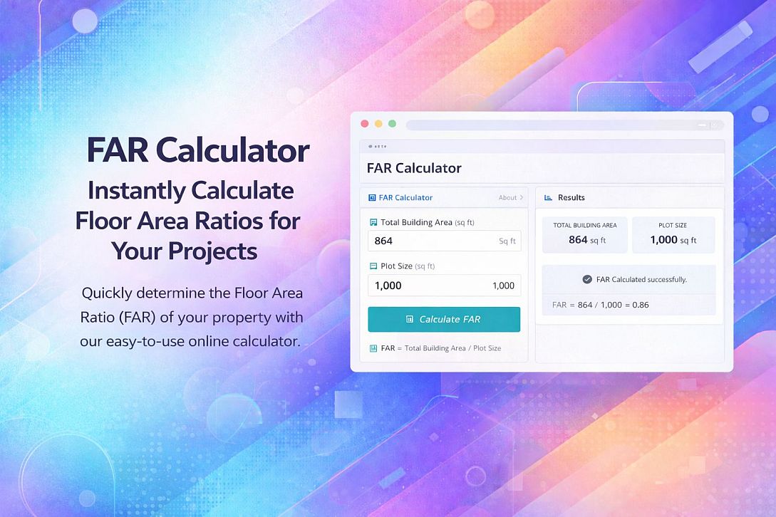 FAR Calculator: Calculate Floor Area Ratio Online
