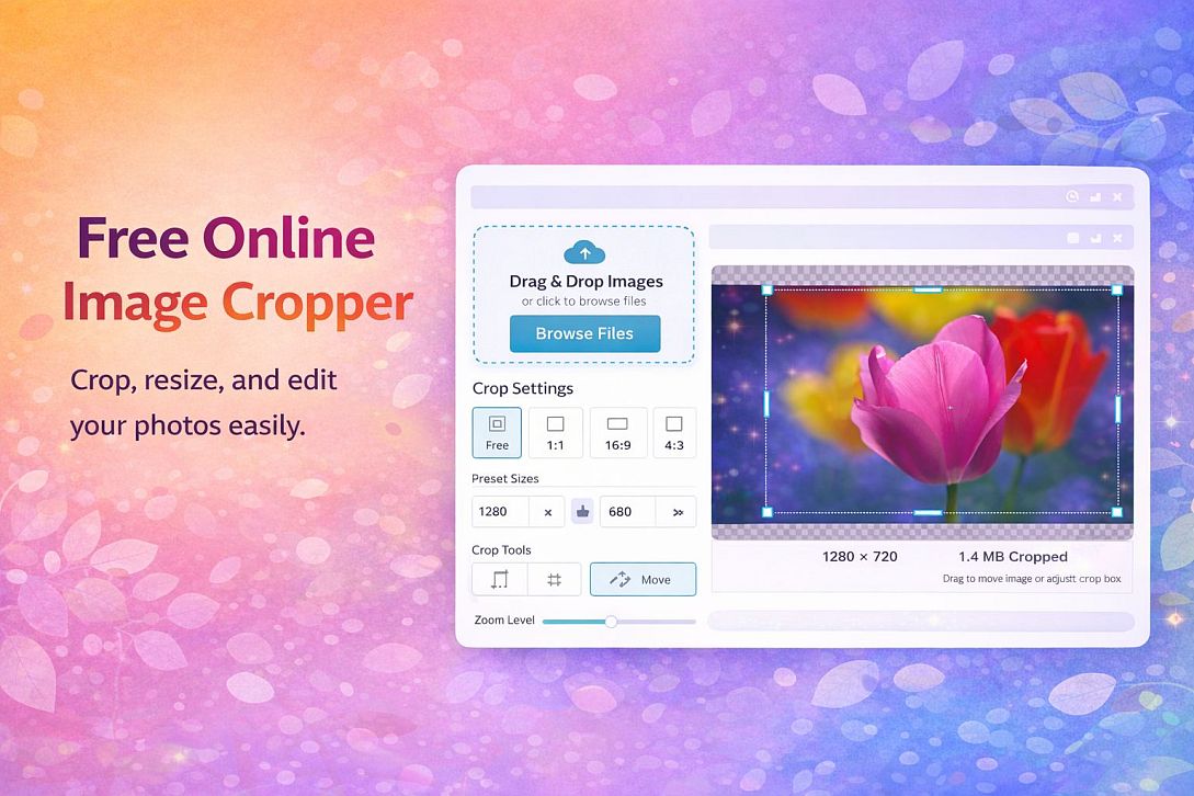 Image Cropper Online: Crop, Resize & Edit Images Instantly