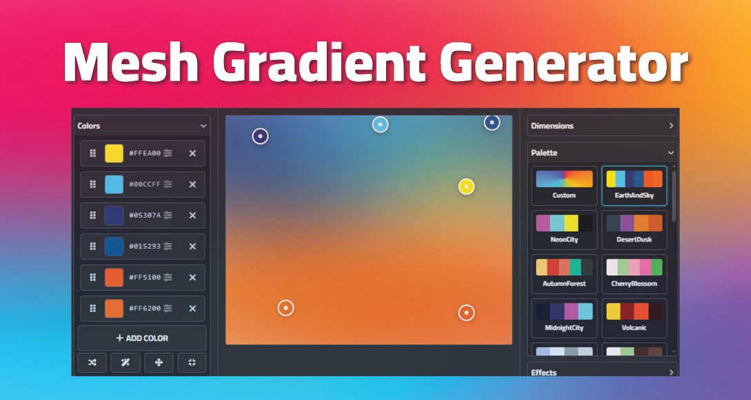 Mesh Gradient Generator - Free Online Tool Mesh Gradient Generator - Free Online Tool