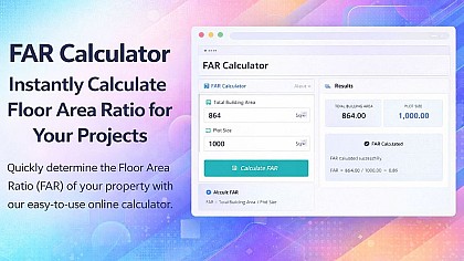FAR Calculator: Calculate Floor Area Ratio Online