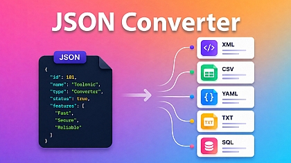 JSON Converter Tool – Free CSV, XML, YAML, SQL, TS Export