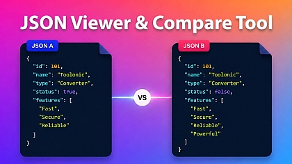 Pro JSON Viewer & Compare Tool