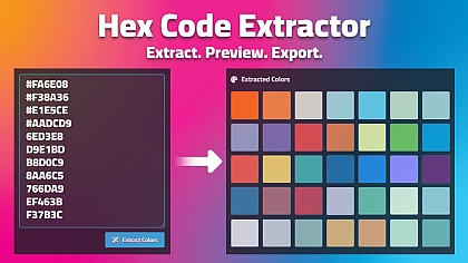 Hex Code Extractor | Extract Colors from CSS, Text & Files