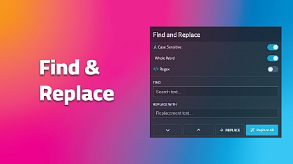 Find and Replace Tool