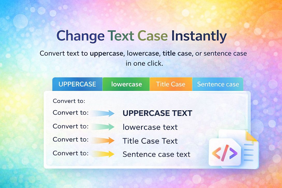 Text Case Converter: Instantly Change Uppercase & Lowercase